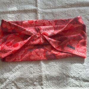 Red Paisley Headband